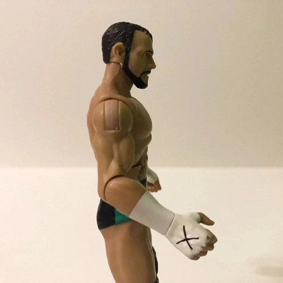 2011 Mattel  WWE Wrestling Flex Force CM Punk Figure WWF WCW - Picture 14 of 16
